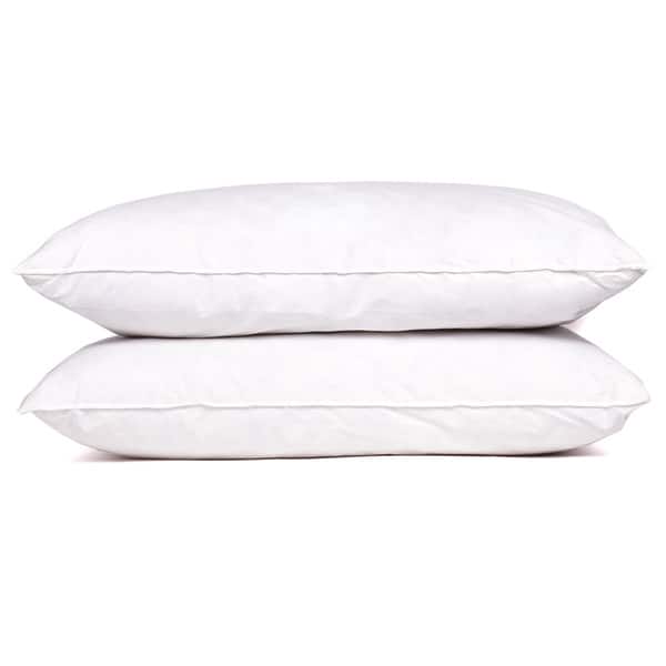 Shop 300 Thread Count Goose Feather And Down Pillow Set Of 2