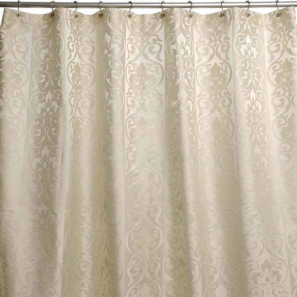 Shop Furla Damask Cream Shower Curtain - Free Shipping On Orders Over ...