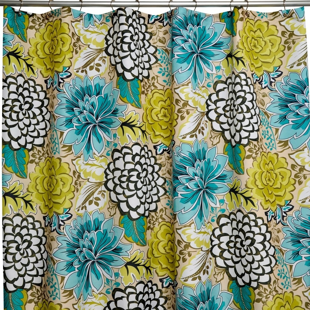 Petals Multicolor Shower Curtain