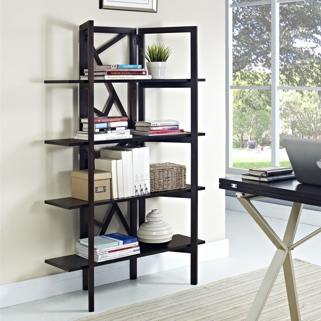 Indo Cherry Room Divider Bookcase