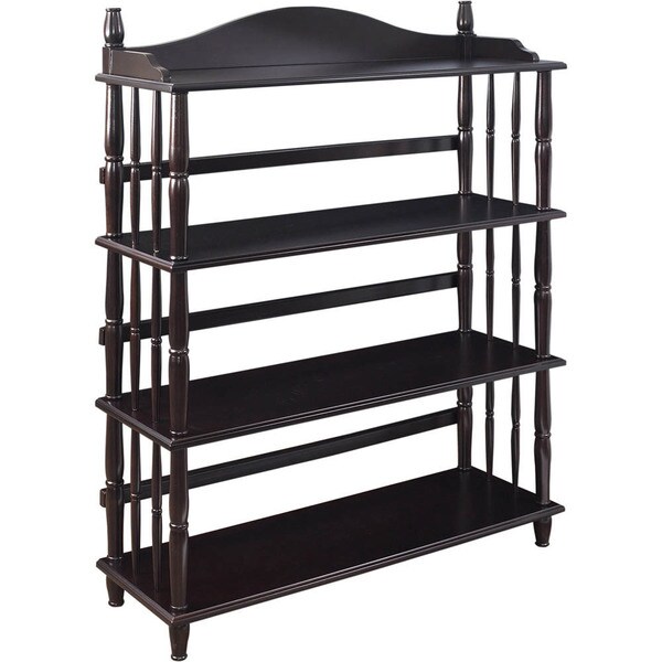 Shop Avenue Greene Daysha 4shelf Spindle Leg Bookcase Free Shipping