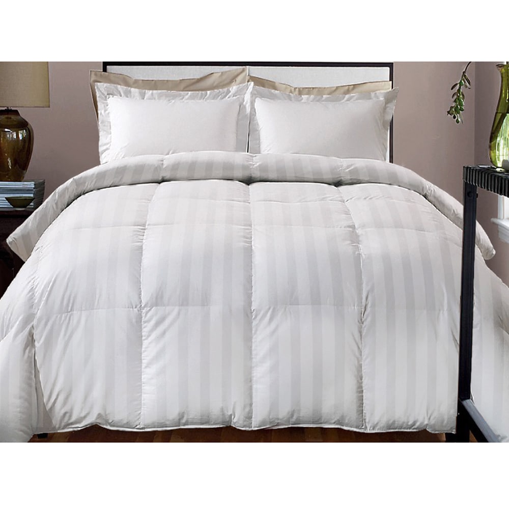 Shop Hotel Grand Damask Stripe 800 Thread Count Cotton Rich Down