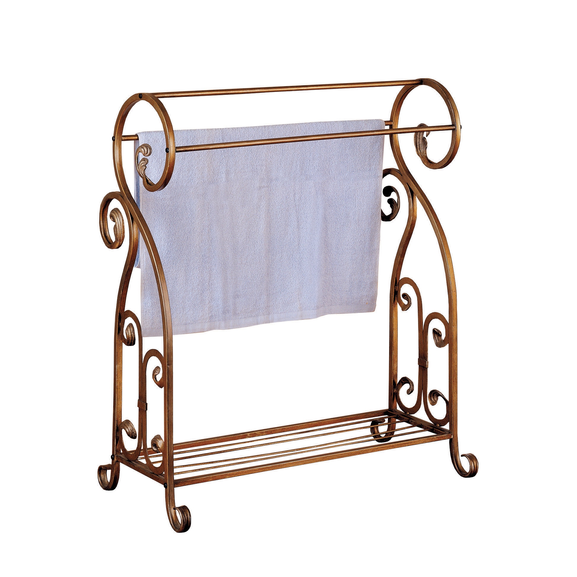 Accent Antique Gold Towel Rack