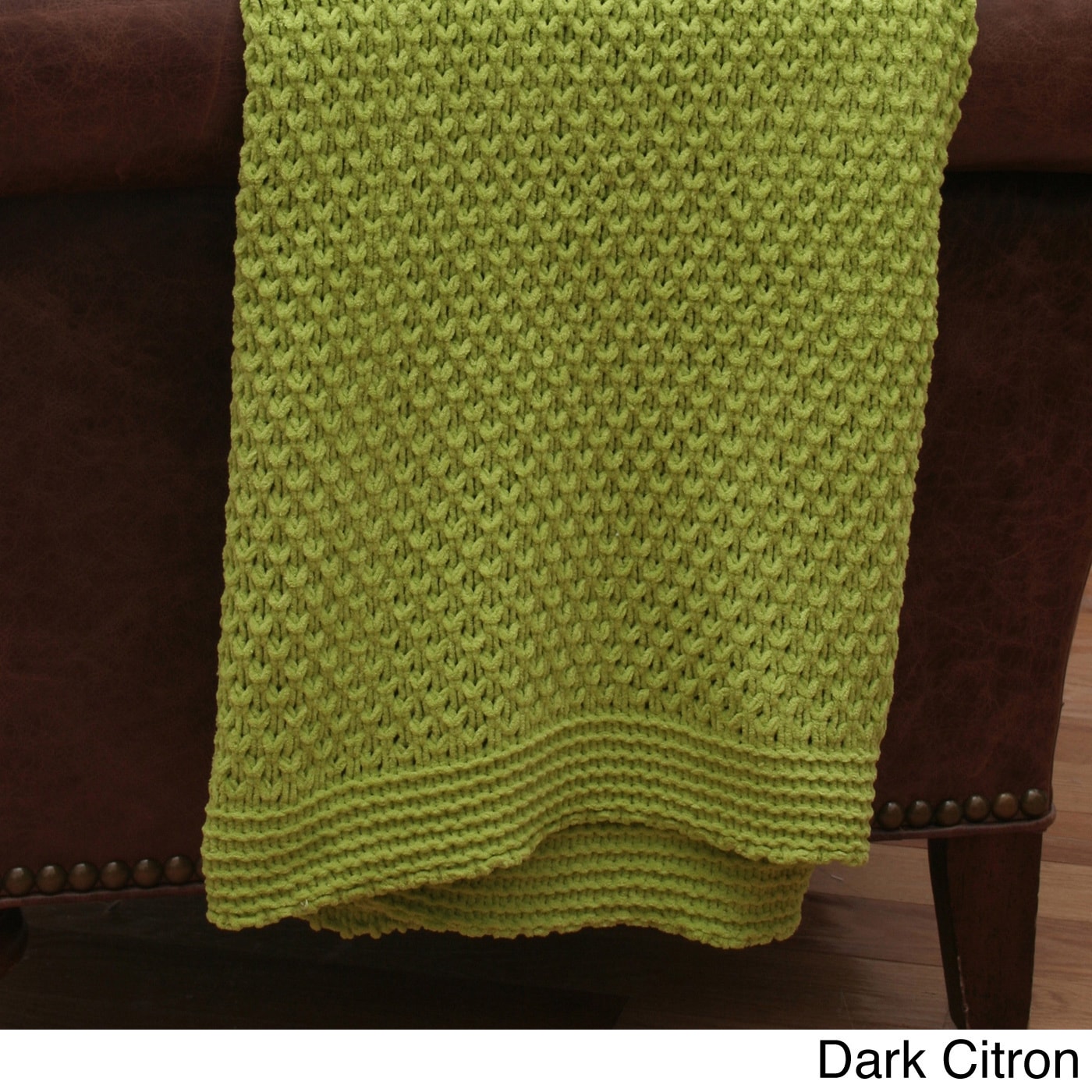 Cecily Chenille Jacquard 50x60 inch Knit Throw