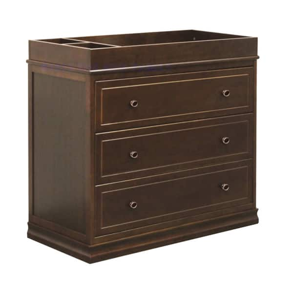 Shop Million Dollar Baby Classic Louis 3 Drawer Espresso Changing