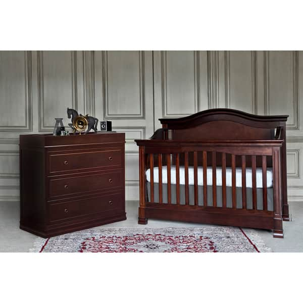 Shop Million Dollar Baby Classic Louis 3 Drawer Espresso Changing