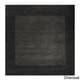 preview thumbnail 44 of 105, Hand Loomed Odessa Solid Bordered Tone-On-Tone Wool Area Rug