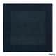 preview thumbnail 99 of 105, Hand Loomed Odessa Solid Bordered Tone-On-Tone Wool Area Rug 9'9" Square - Navy - Square