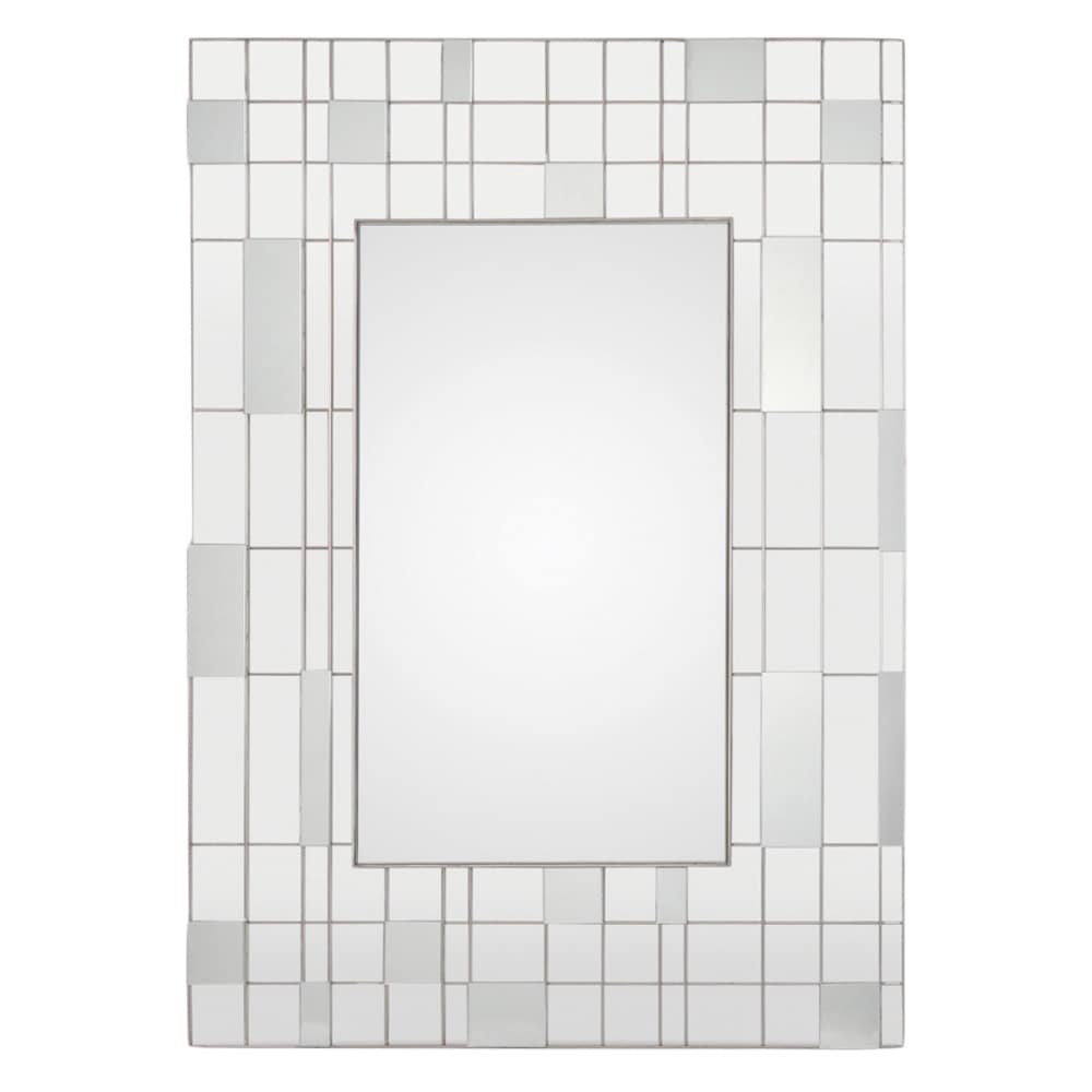 Renwil Solna Brushed Nickel Mirror