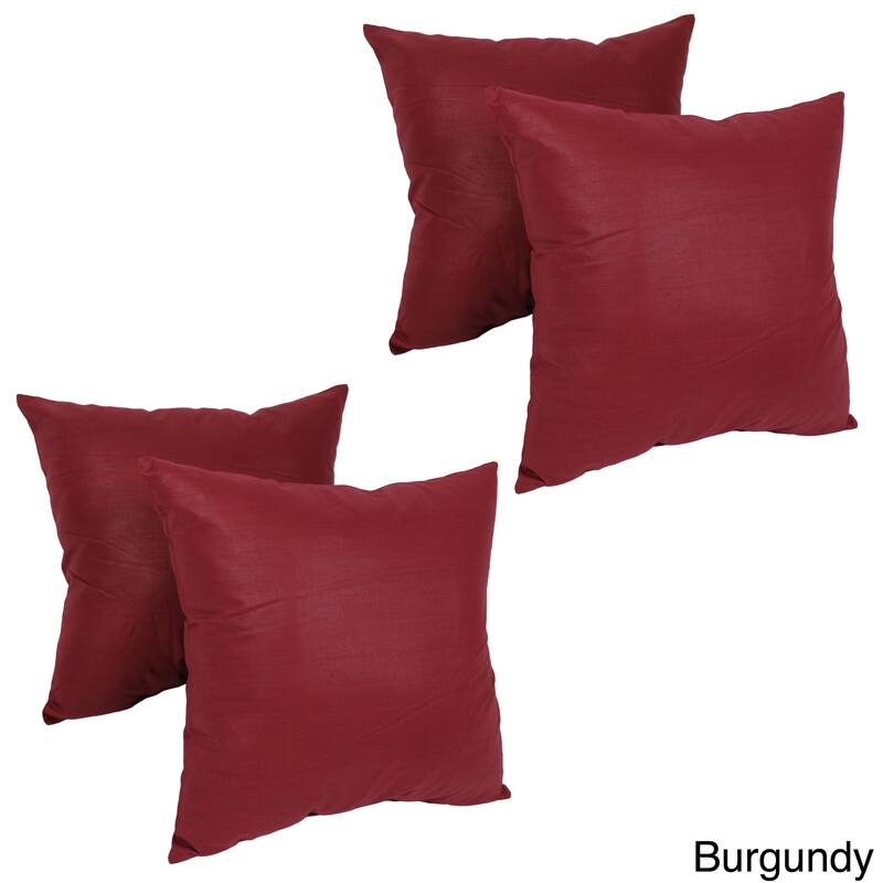 Blazing Needles Chintz 20-inch Throw Pillow (Set of 4)