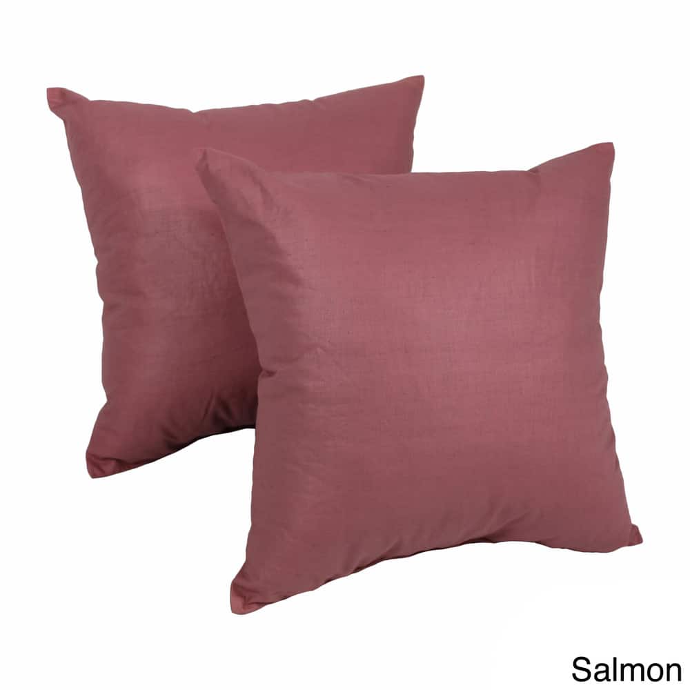 Chintz 16-inch Square Indoor Throw Pillows (Set of 2)