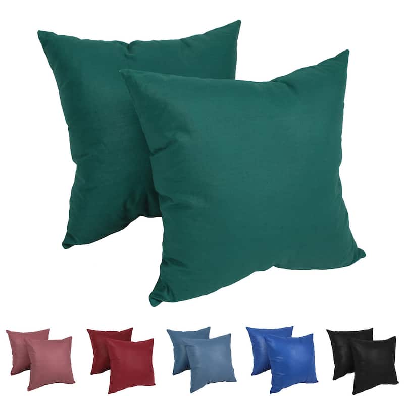 Chintz 16-inch Square Indoor Throw Pillows (Set of 2)