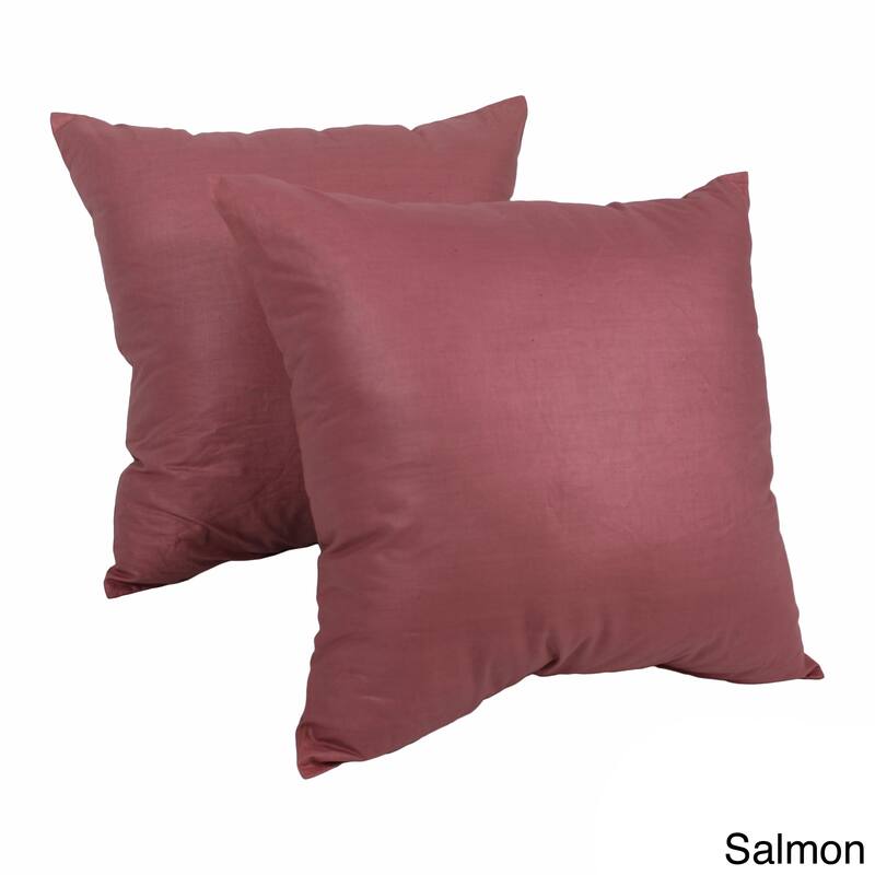Blazing Needles Chintz 20-inch Throw Pillow (Set of 2) - Pink