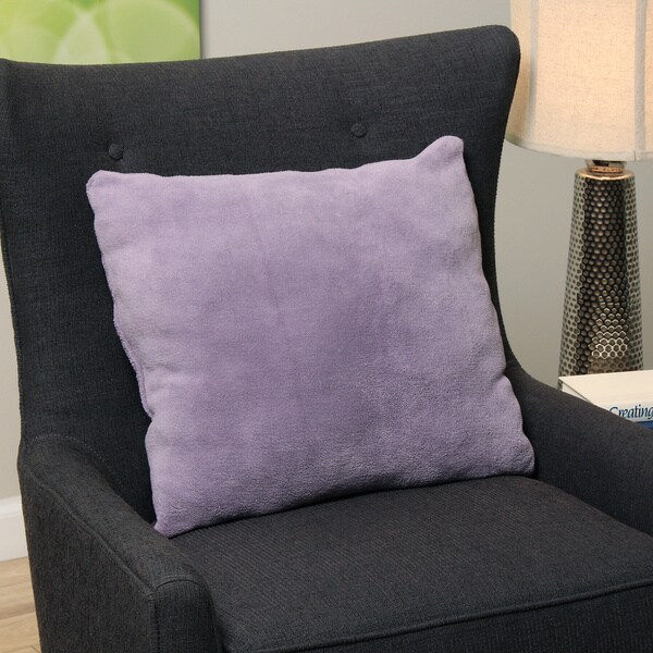 plush purple pillow