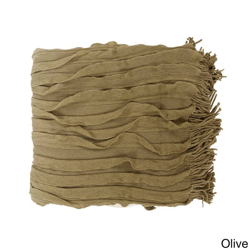 Artistic Weavers Polly Acrylic Woven Ombre 50x60-inch Throw