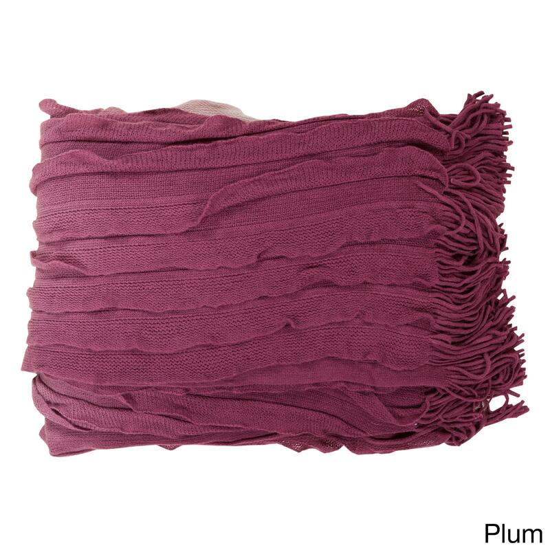 Artistic Weavers Polly Acrylic Woven Ombre 50x60-inch Throw