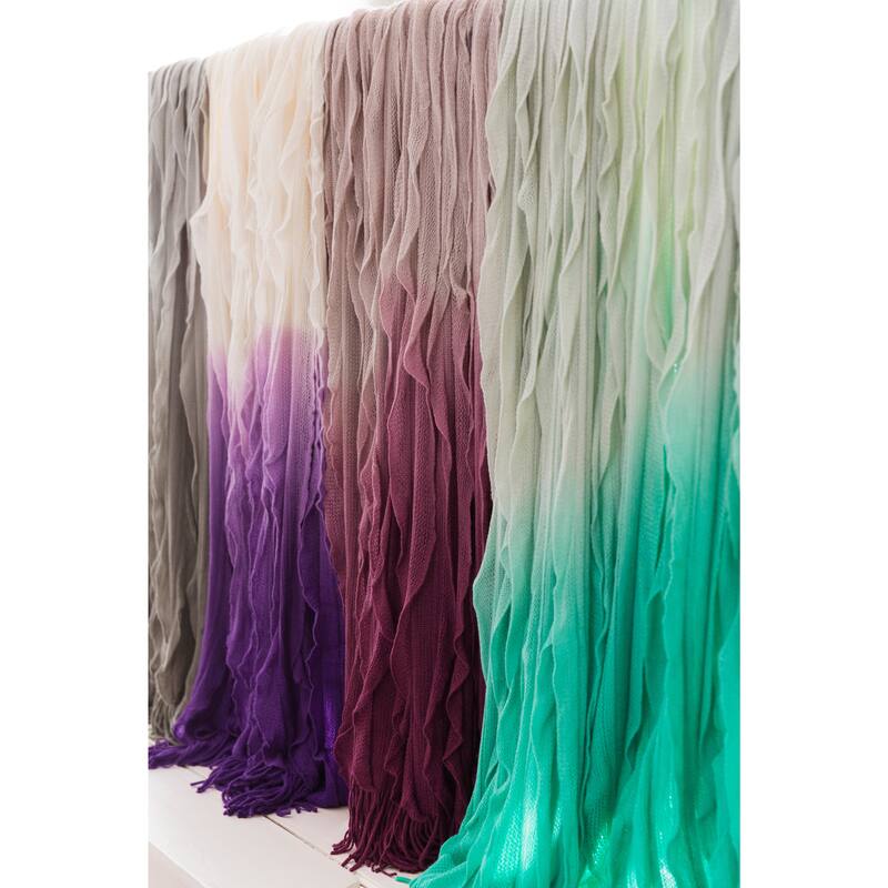 Artistic Weavers Polly Acrylic Woven Ombre 50x60-inch Throw