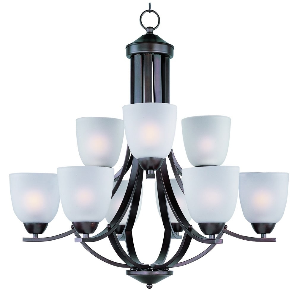 Axis 9 light Oil Rubbed Bronze Chandelier