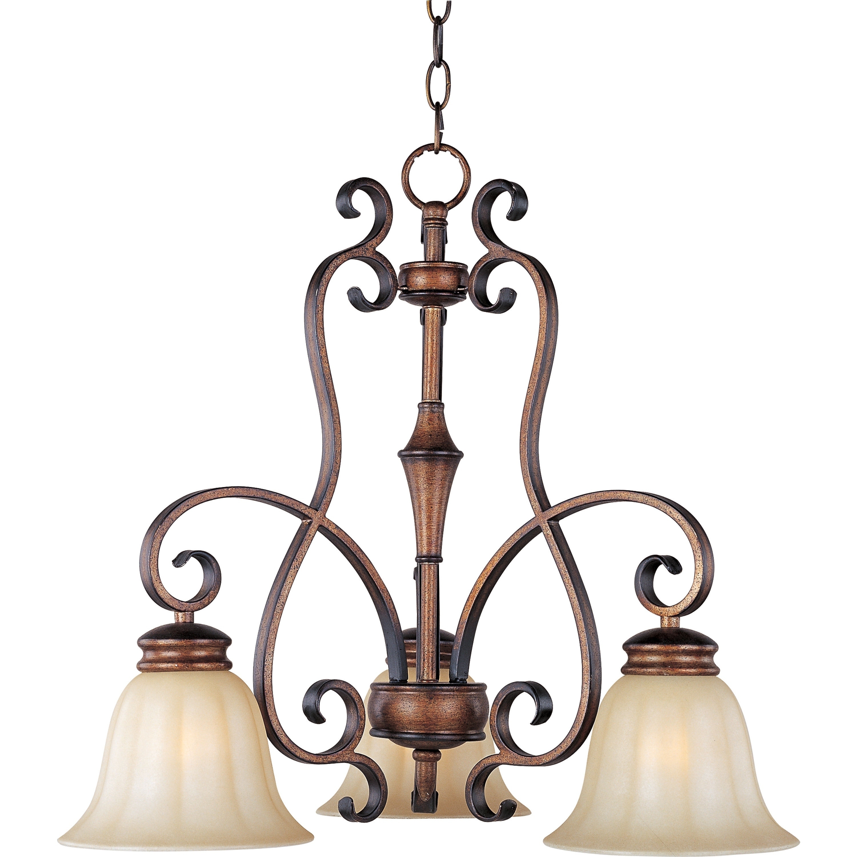 Fremont 3 light Bronze Chandelier