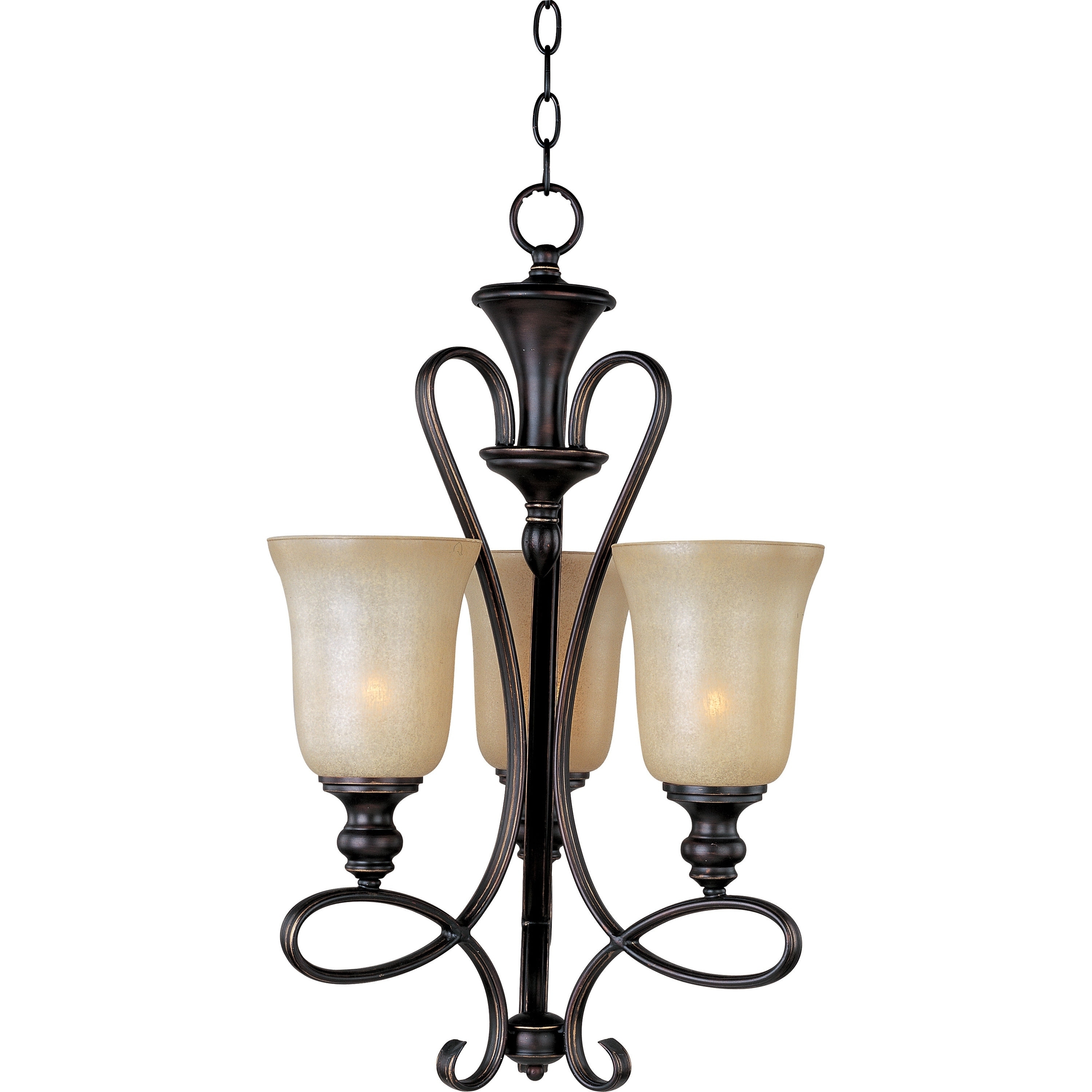 Infinity 3 light Oil Rubbed Bronze Chandelier