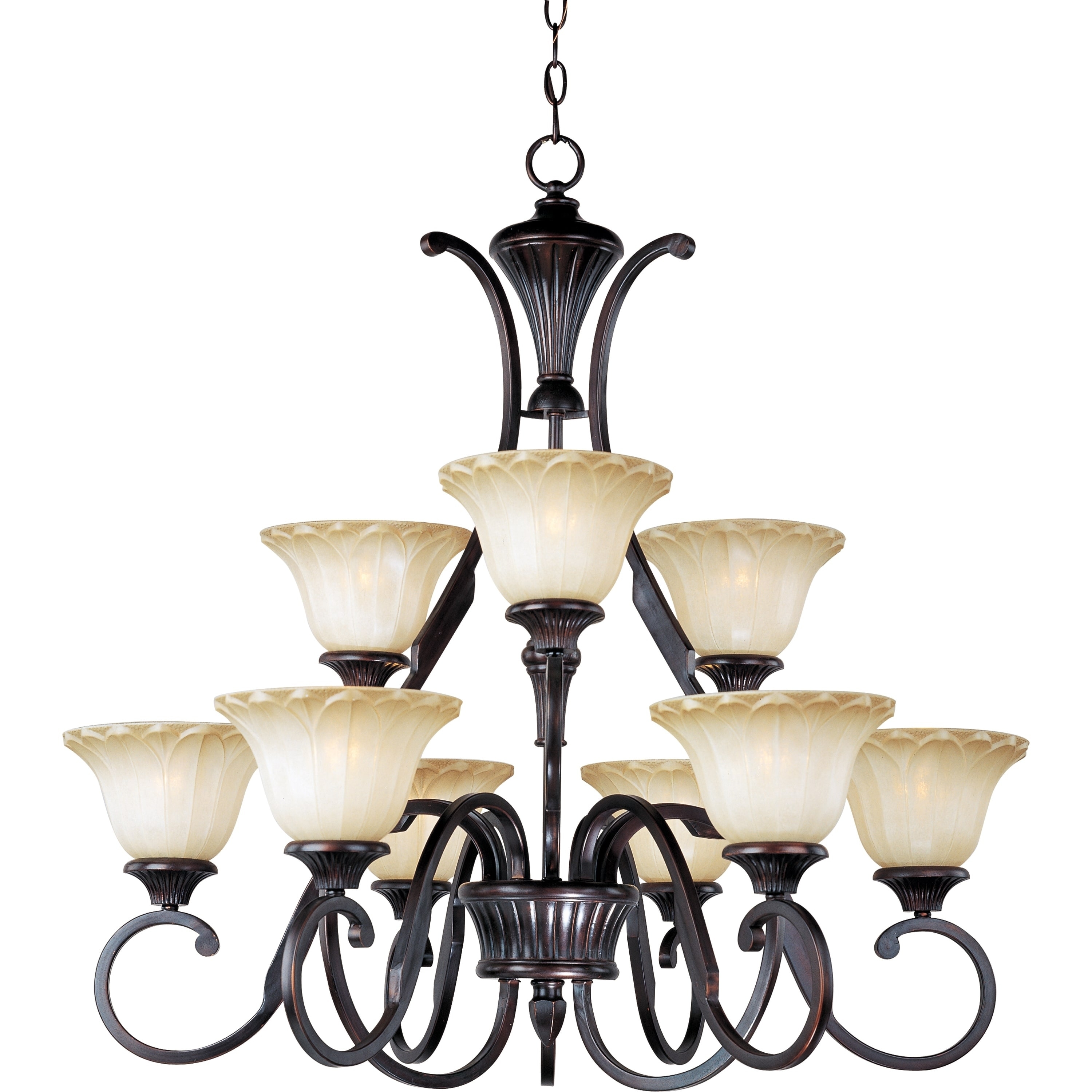 Allentown 9 light Oil Rubbed Bronze Chandelier