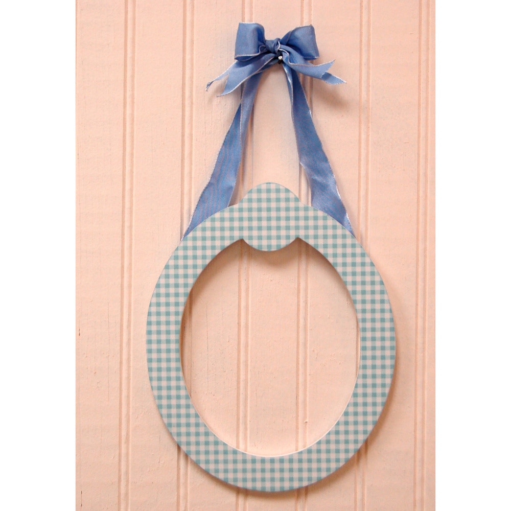 My Baby Sam Blue Gingham Decorative Lettering