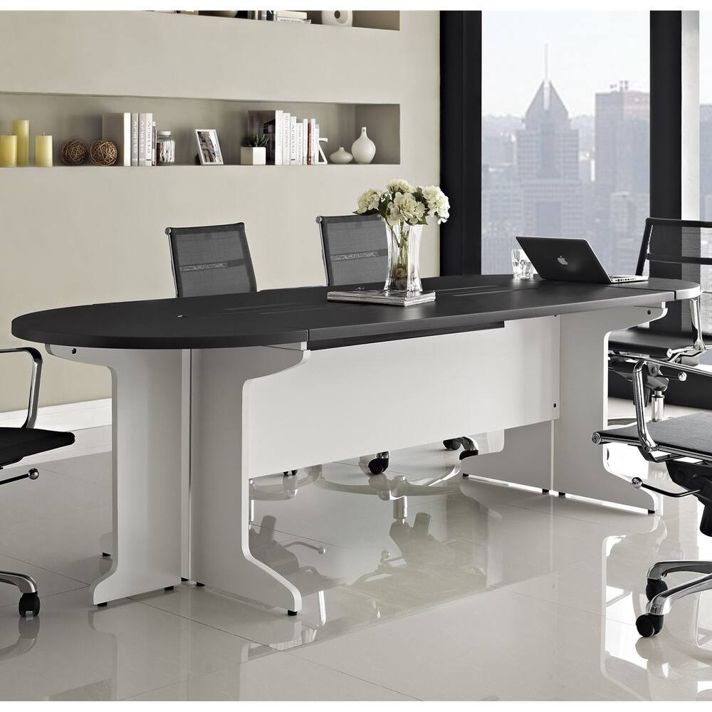 Altra Pursuit White/ Grey Large Conference Table