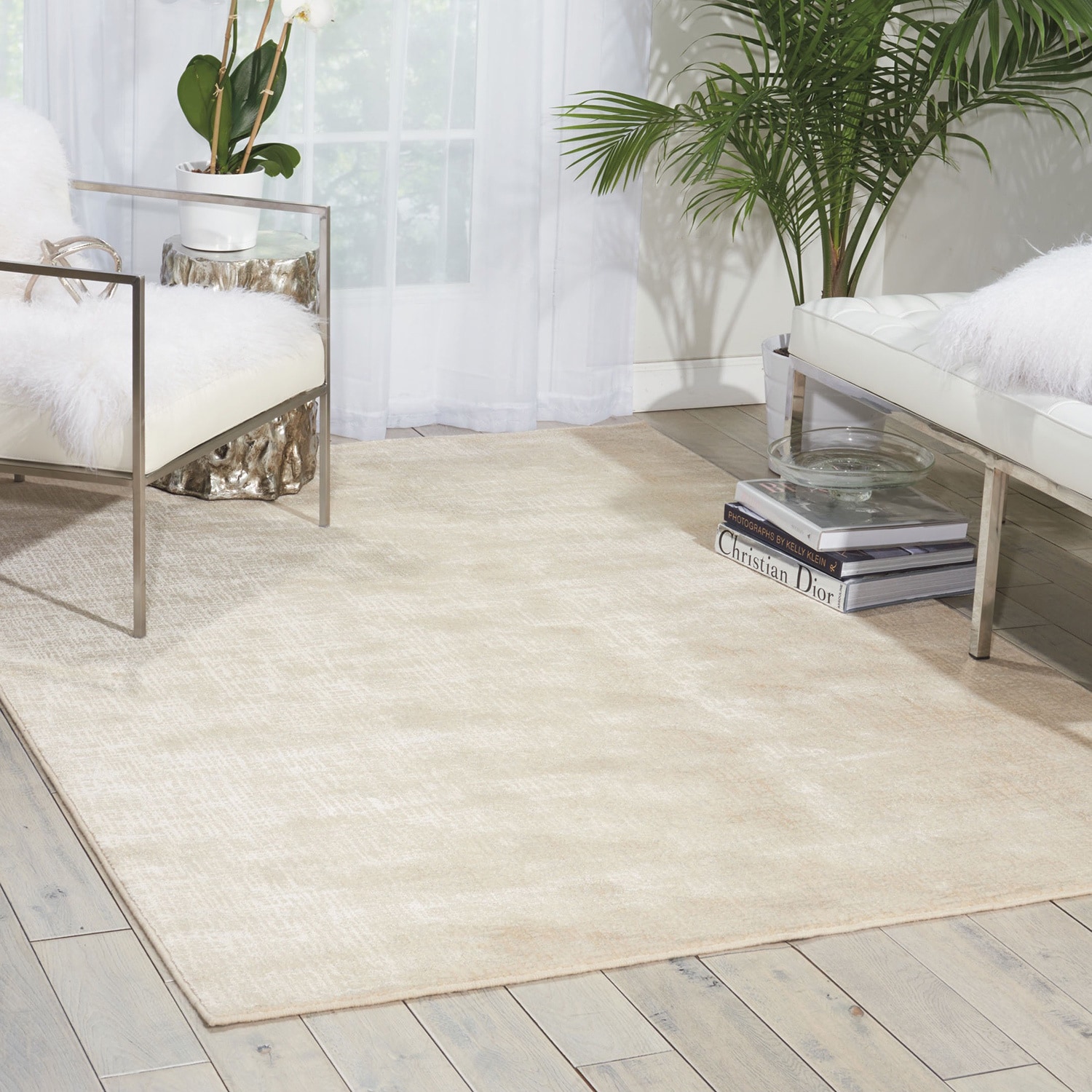 Nourison Starlight Oyster Rug (35 X 55)