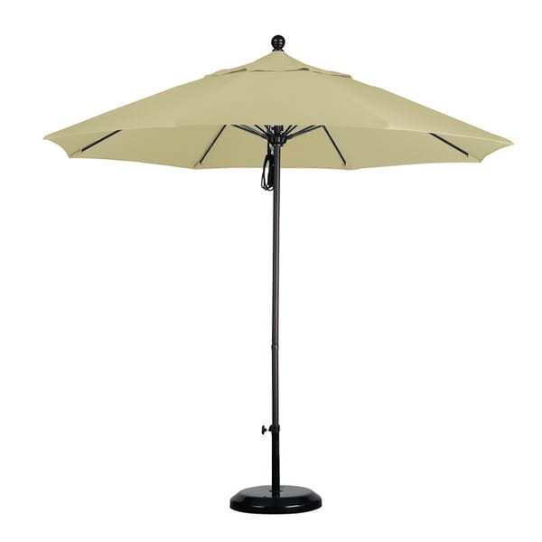 Lauren & Company Commercial Grade 9-foot Sunbrella Aluminum Umbrella with Stand