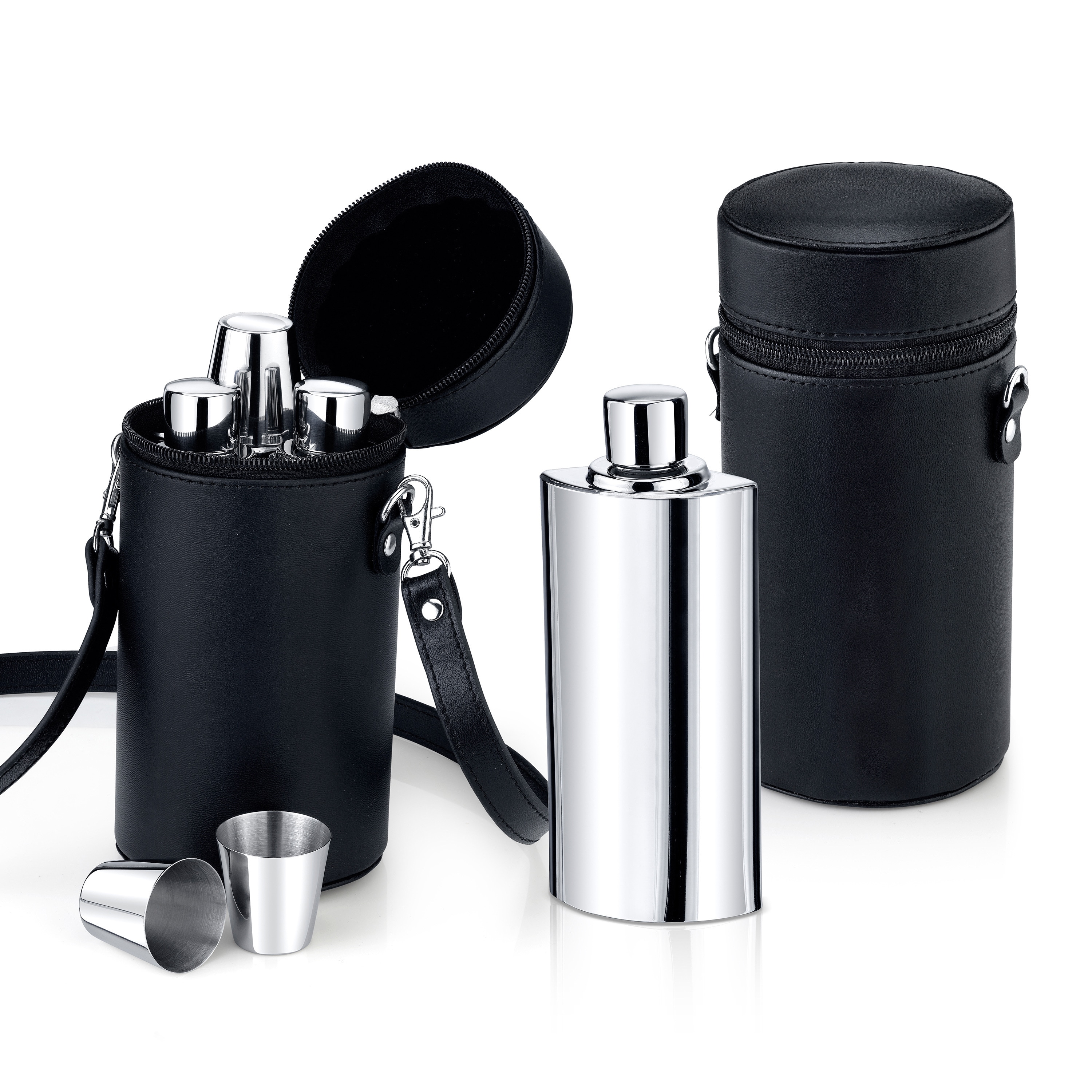 Travel Bar Flask Set