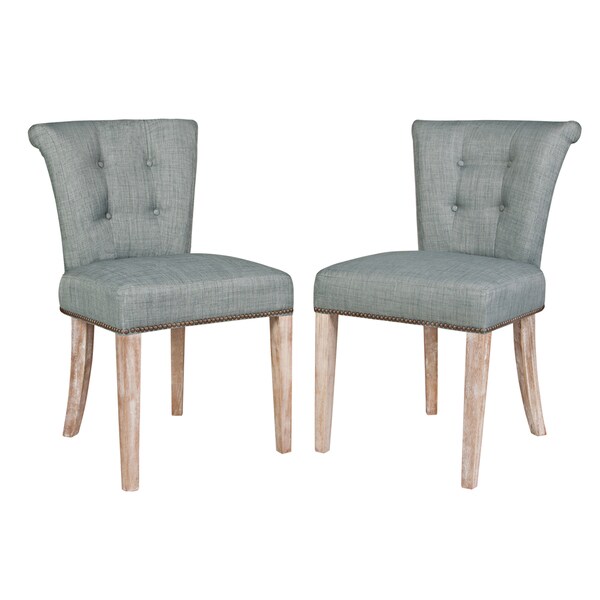 Shop Handy Living Lexi Paris Sky Blue Dining Chairs(Set of 2) Free