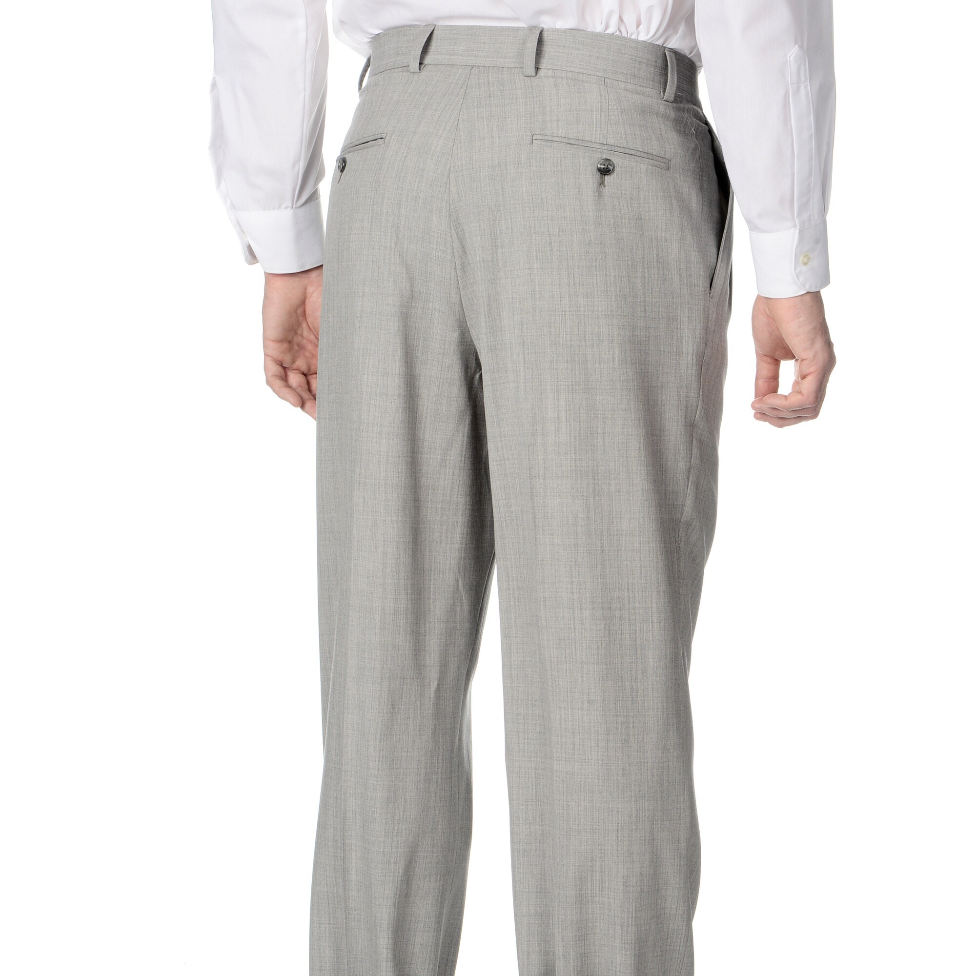 Palm Beach Executive Navy Pleat FlexFit Dress Pants Big And Tall