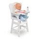 preview thumbnail 3 of 2, Badger Basket Doll High Chair - White Rose