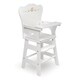 preview thumbnail 2 of 2, Badger Basket Doll High Chair - White Rose