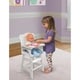 preview thumbnail 1 of 2, Badger Basket Doll High Chair - White Rose
