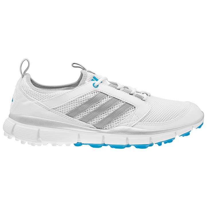 Adidas Adidas Womens White/silver Adistar Climacool Spikeless Golf Shoes Silver Size 6