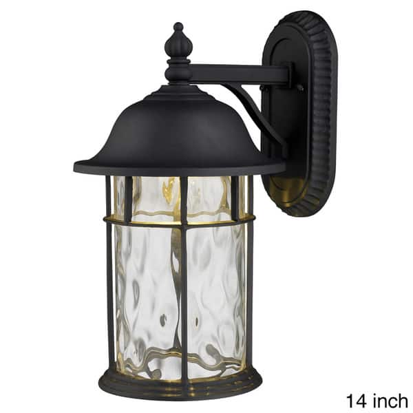 Elk Home Lapuente Matte Black With Water Glass Wall Sconce - Matte Black