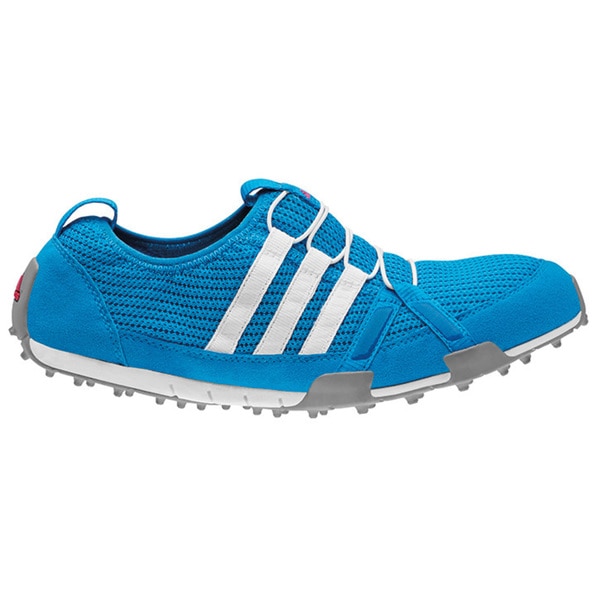 Adidas Womens Climacool Ballerina Spikeless Solar Blue/ White Golf Shoes -  Overstock - 8874545