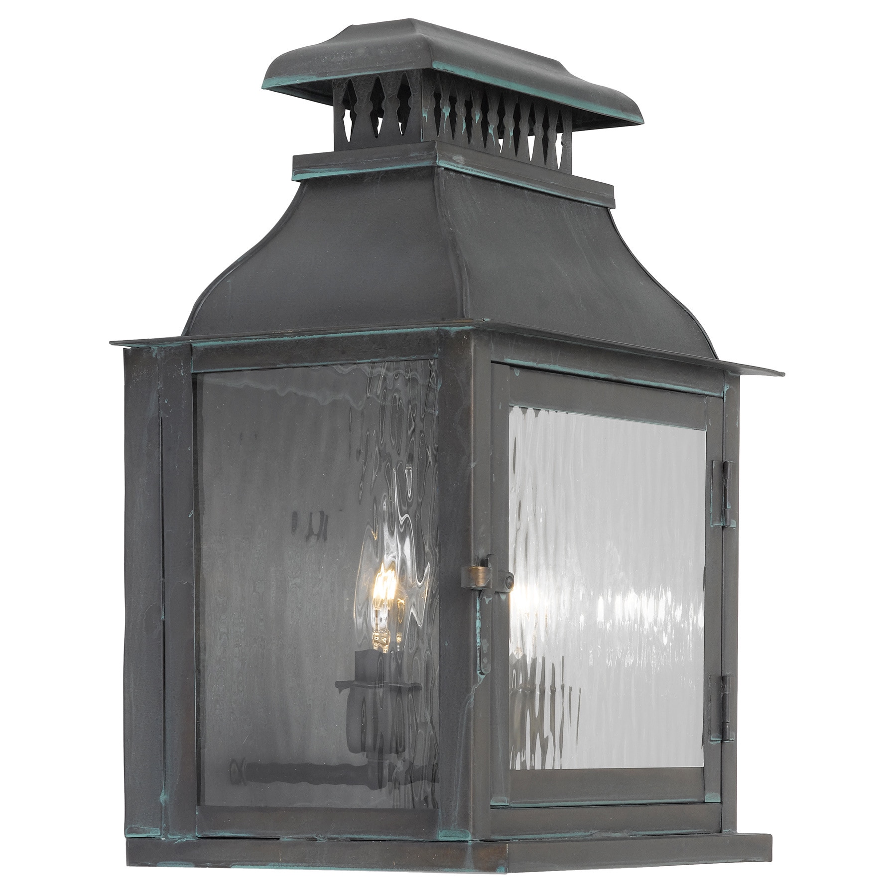 Williams Towne Verde Patina Rustic 2 light Outdoor Sconce