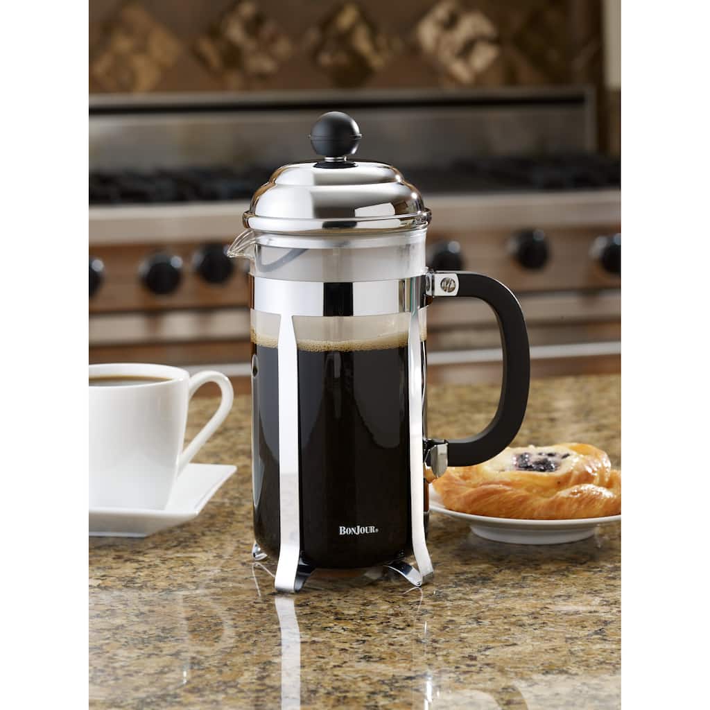 BonJour Coffee 8-cup Black Bijoux French Press