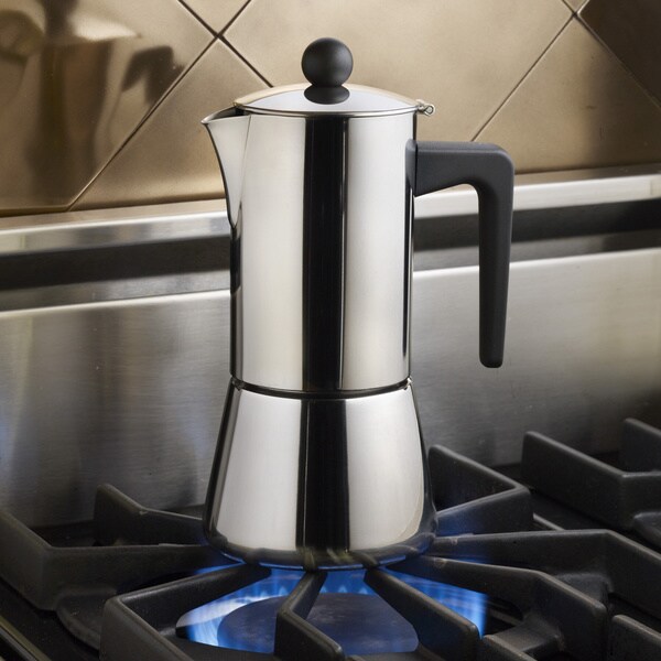Shop BonJour Coffee Stainless Steel 6cup Stovetop Espresso Maker