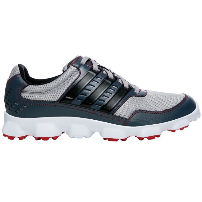 Adidas Adidas Mens Aluminum Black/dark Onyx Crossflex Sport Spikeless Golf Shoes Grey Size 9