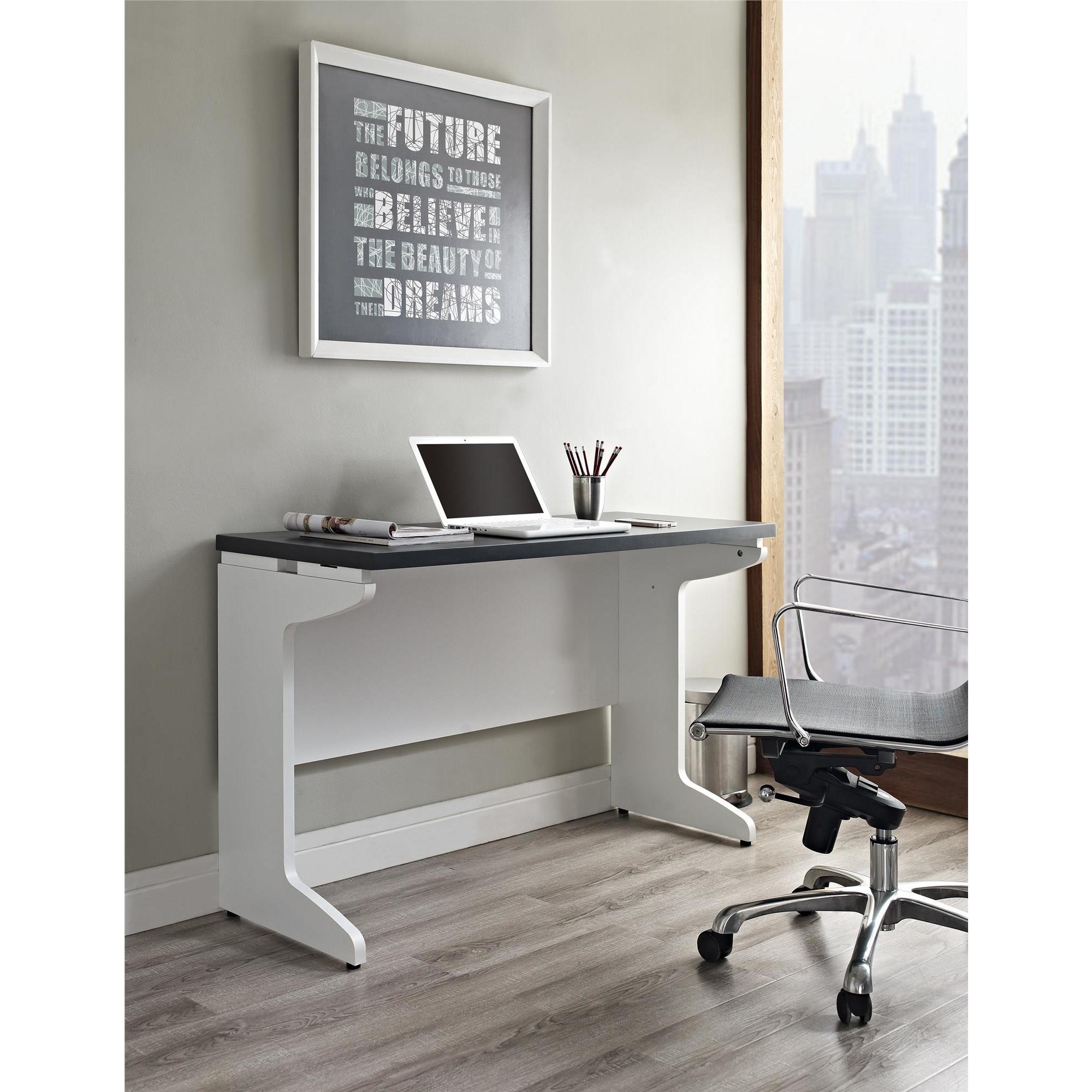 Ameriwood Home Pursuit White Bridge Work Desk On Sale Overstock 8875020