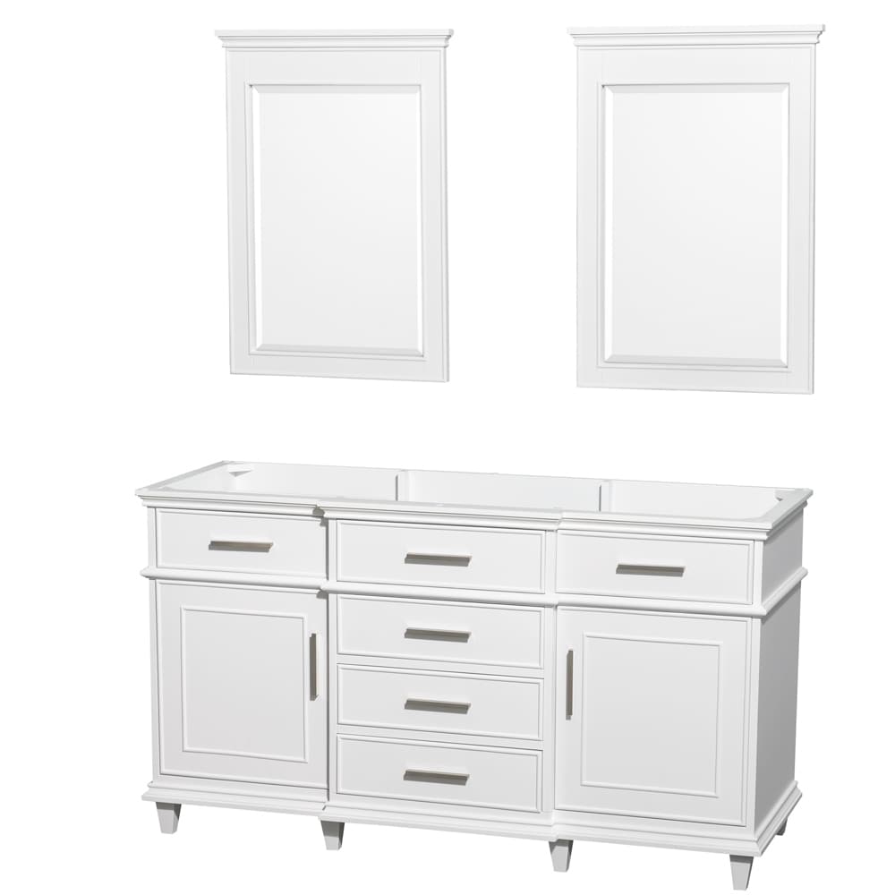 Wyndham Collection Berkeley White 60 inch Double Vanity