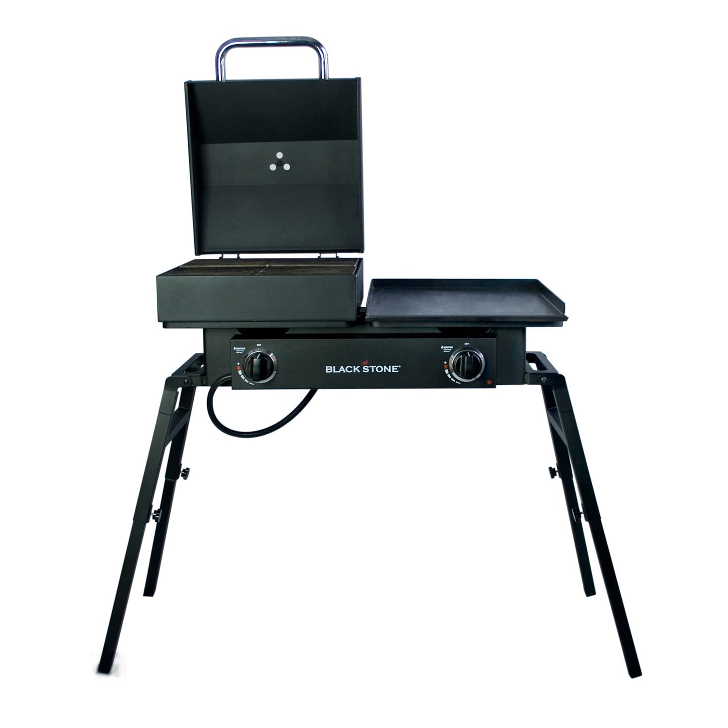 Blackstone Black Tailgater Combo Grill And Griddle