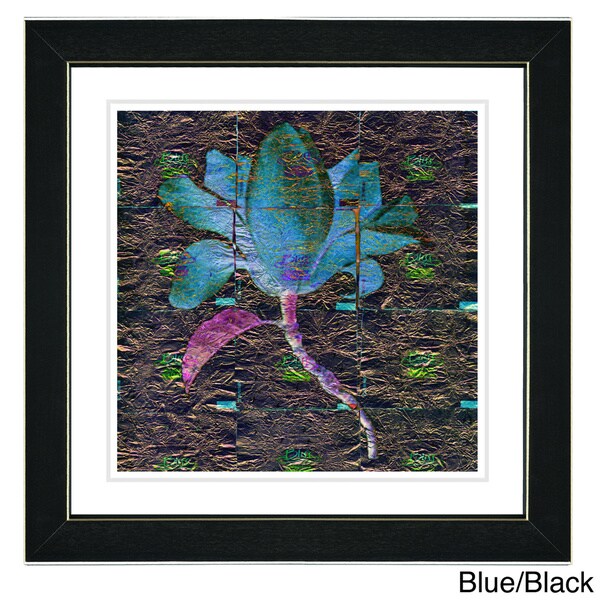 Zhee Singer 'Bliss Floral' Framed Fine Art Print