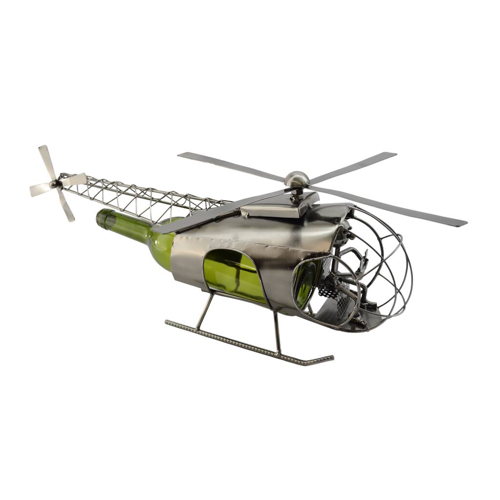Wine Bodies Helicopter Metal Wine Bottle Holder