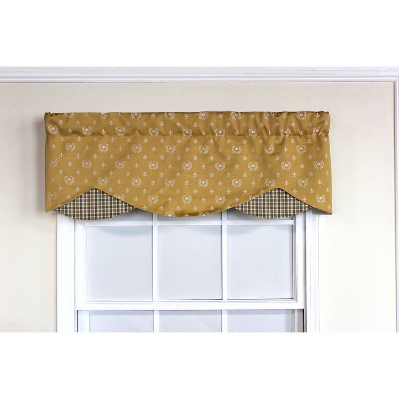 Bee de Lys Gold Petite Window Valance