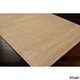 preview thumbnail 5 of 15, Hand Woven Hale Contemporary Solid Braided New Zealand Wool Area Rug (8' x 10') - 8' x 10' Khaki