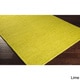 preview thumbnail 13 of 15, Hand Woven Hale Contemporary Solid Braided New Zealand Wool Area Rug (8' x 10') - 8' x 10' Lime
